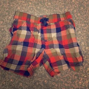 Boys plaid shorts